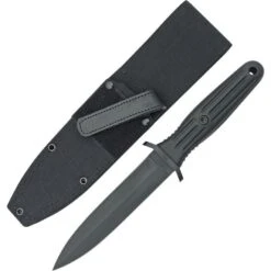 Boker 120543B Applegate-Fairbairn Combat Fixed Blade Knife With Black Fiberglass Reinforced Delrin Handle
