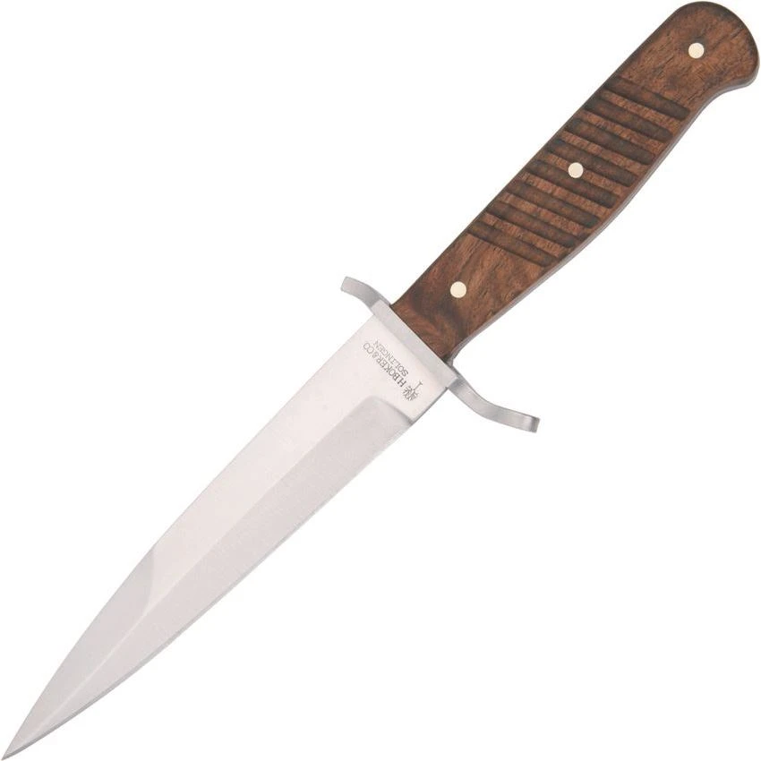 Boker 121918 Trench Fixed Blade Knife With Textured Wood Handle 3 Boker 121918 Trench Fixed Blade Knife With Textured Wood Handle