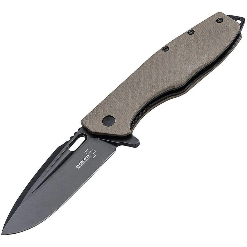 Boker 01BO759 Caracal Tactical Linerlock Knife With Coyote Tan G10 Handle 3 Boker 01BO759 Caracal Tactical Linerlock Knife With Coyote Tan G10 Handle
