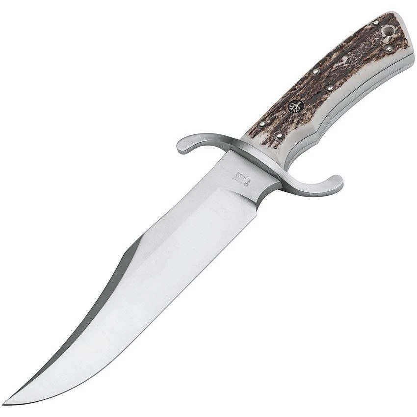 Boker 121547HH Stag Bowie N690 3 Boker 121547HH Stag Bowie N690