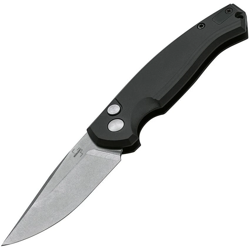 Boker Plus P01BO363 Karakurt Button Lock Black 3 Boker Plus P01BO363 Karakurt Button Lock Black