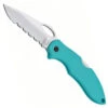 Boker Plus 01BO095 Turquoise Action R Folder Knife, AUS-8 Satin Combo Blade -Knives Shop BO01BO095 2 10129.1533221979
