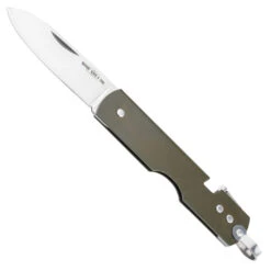 Boker Plus Japanese Army Pen Knife Can Opener, Satin Drop Point