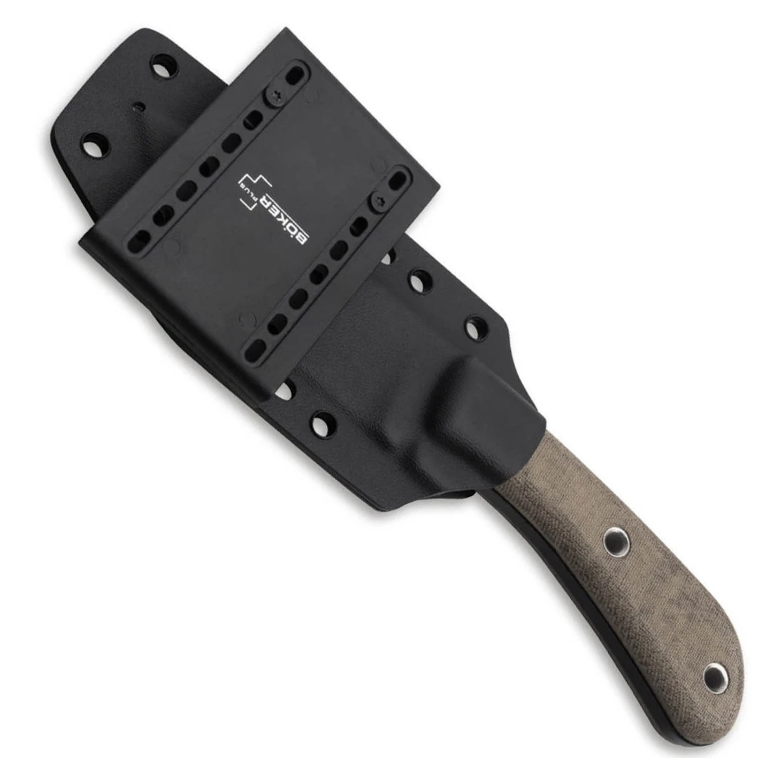 Boker Plus Little Rok Fixed Blade Knife, Black Blade 4 Boker Plus Little Rok Fixed Blade Knife, Black Blade - Image 2