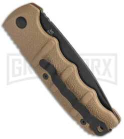 Boker Kalashnikov Coyote Brown Automatic Knife - Drop Point Black Plain -Knives Shop Boker Kalashnikov Auto Coyote D2 Black BHQ 144762 jr side large