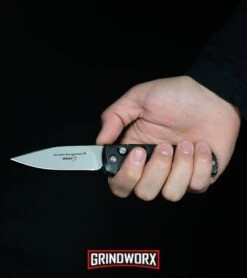Boker Kalashnikov Black Automatic Knife - Black Plain 13 Boker Kalashnikov Black Automatic Knife - Black Plain -Knives Shop Boker Kalashnikov Automatic Knife Black Bead Blast KALS74 BHQ 0103 kp in hand web large 5