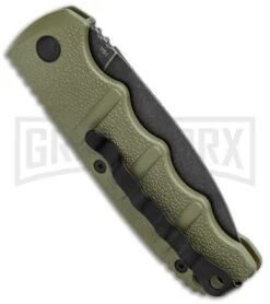 Boker Kalashnikov OD Green Automatic Knife - Dagger Smokewash Plain 8 Boker Kalashnikov OD Green Automatic Knife - Dagger Smokewash Plain -Knives Shop Boker Kalashnikov Dagger Auto OD Green Smokewash BHQ 117068 jr side large