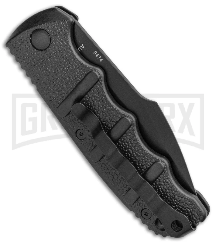 Boker Kalashnikov Automatic Knife - Harpoon Black Plain 5 Boker Kalashnikov Automatic Knife - Harpoon Black Plain - Image 3