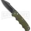 Boker Kalashnikov OD Green Automatic Knife - D2 Harpoon Smokewash Plain 1 Boker Kalashnikov OD Green Automatic Knife - D2 Harpoon Smokewash Plain -Knives Shop Boker Kalashnikov Harpoon Auto OD Green Smokewash 01KALS123NSOI BHQ 132735 jr large