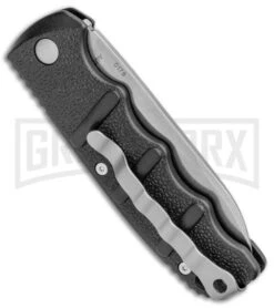 Boker Kalashnikov Automatic Knife - Sheepsfoot Stonewash Plain -Knives Shop Boker Kalashnikov Modified Sheepsfoot Auto Black SW 01KALS52NSOI BHQ 95956 jr side large