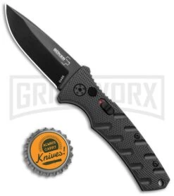 Boker Mini Strike Automatic Knife Black - Drop Point Black Plain 9 Boker Mini Strike Automatic Knife Black - Drop Point Black Plain -Knives Shop Boker Mini Strike Auto Black Black 01BO436NSOI BHQ 99629 jr bottlecap large