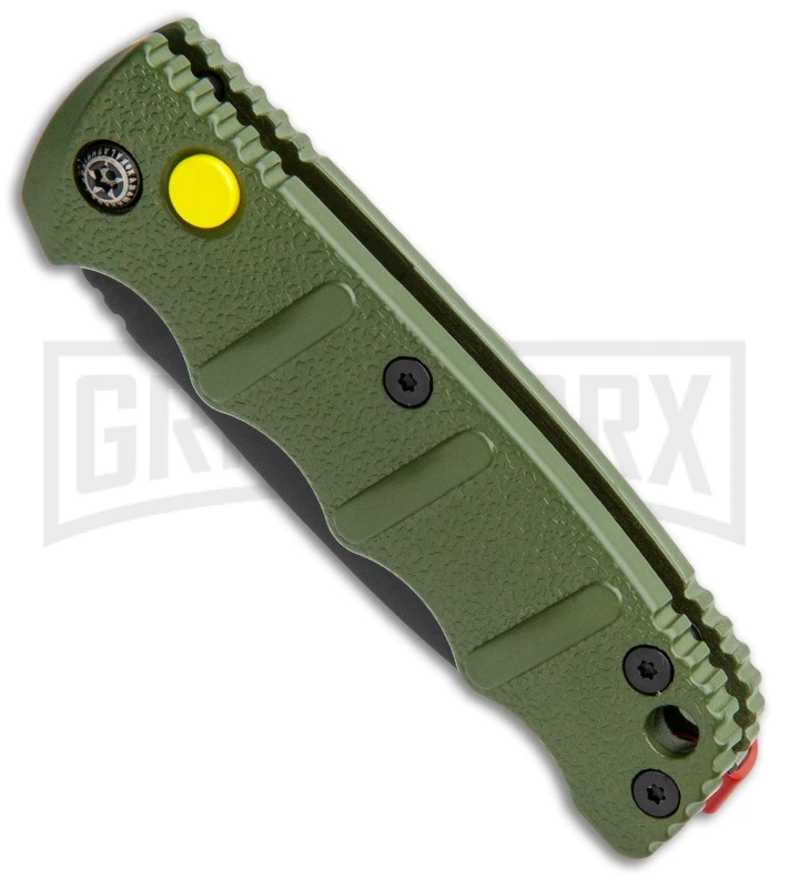 Boker Mini Kalashnikov Warhawk Automatic Knife Green - D2 Black Plain 4 Boker Mini Kalashnikov Warhawk Automatic Knife Green - D2 Black Plain - Image 2