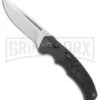 Boker Plus Intention II Automatic Folding Knife Black - Stonewash Drop Point -Knives Shop Boker Plus Intention Black Auto SW 01B0482 BHQ 115756 jr large
