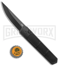 Boker Plus Kwaiken Grip Automatic Knife - D2 Black Plain 9 Boker Plus Kwaiken Grip Automatic Knife - D2 Black Plain -Knives Shop Boker Plus Kwaiken Grip Auto Black Aluminum Black BHQ 175283 jr bottlecap large