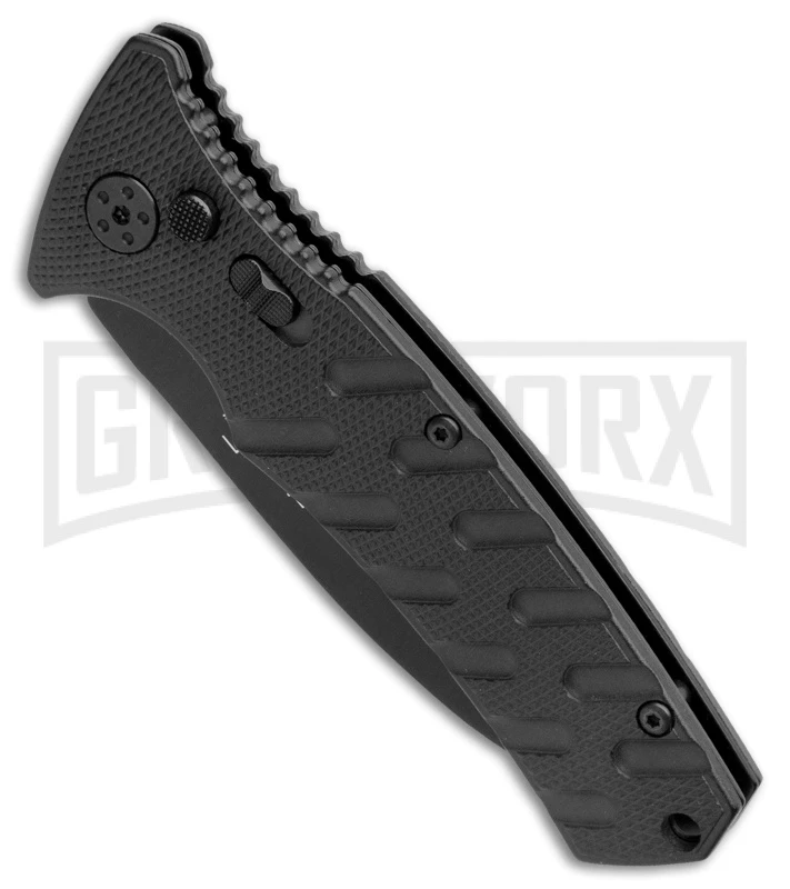 Boker Plus Strike Manual Knife - Dagger Black Plain 4 Boker Plus Strike Manual Knife - Dagger Black Plain - Image 2