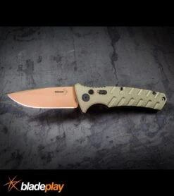 Boker Plus Strike Desert Warrior OD Green Automatic Knife - D2 Drop Point Copper 15 Boker Plus Strike Desert Warrior OD Green Automatic Knife - D2 Drop Point Copper -Knives Shop Boker Plus Strike Desert Warrior OD Green Automatic Knife Drop Point Chopper BP20049 kp large