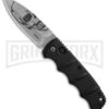Boker Kalashnikov Skull Black Automatic Knife - D2 Dagger Stonewash Plain -Knives Shop Boker Skull Kalashnikov Dagger SW BHQ 75532 er large