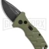 Boker Stubby Strike OD Green Automatic Knife - Black Stonewash 1 Boker Stubby Strike OD Green Automatic Knife - Black Stonewash -Knives Shop Boker Stubby Strike CA Legal Auto OD Green Smokewash 01BO442NSOI BHQ 99648 jr large
