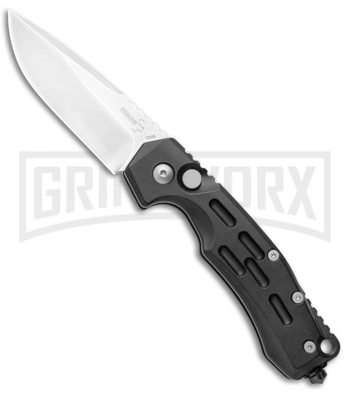 Boker Thunder Storm Automatic Knife Black - Satin Plain 3 Boker Thunder Storm Automatic Knife Black - Satin Plain