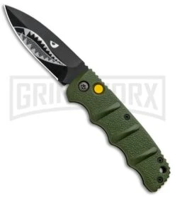 Boker Kalashnikov Warhawk Automatic Knife - D2 Dagger Black Plain