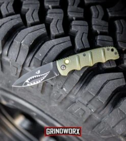 Boker Kalashnikov Warhawk Automatic Knife - D2 Dagger Black Plain -Knives Shop Boker Warhawk Kalashnikov Dagger Automatic Knife Green Black BHQ 92862 kp tire web large
