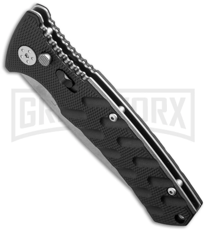Boker Plus Strike Automatic Knife - Drop Point Stonewash Plain 4 Boker Plus Strike Automatic Knife - Drop Point Stonewash Plain - Image 2