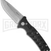 Boker Plus Strike Automatic Knife - Drop Point Stonewash Plain -Knives Shop boker 01bo400n cm large