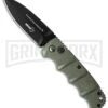 Boker Kalashnikov Dagger OD Green Automatic Knife - Black Plain -Knives Shop boker kalashnikov 01kals bhq1 cm large