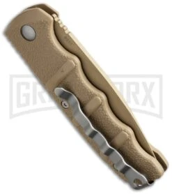 Boker Kalashnikov Desert Sand Automatic Knife - Copper Plain -Knives Shop boker kalashnikov 01kals03n side cm large