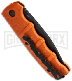 Boker Kalashnikov Orange Automatic Knife - Black Plain -Knives Shop boker kalashnikov 01kals10n side cm large