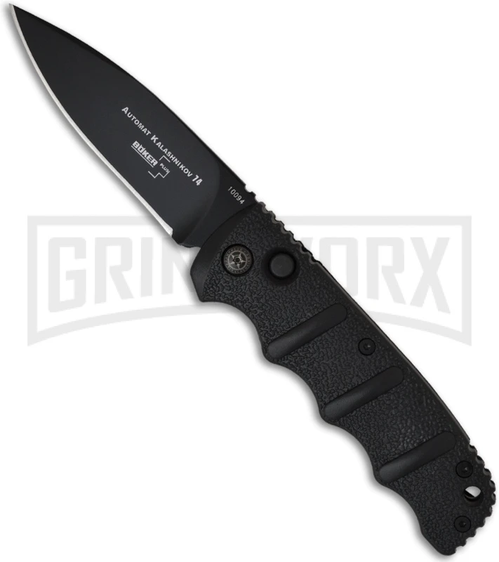 Boker Kalashnikov Black Automatic Knife - Black Plain 3 Boker Kalashnikov Black Automatic Knife - Black Plain