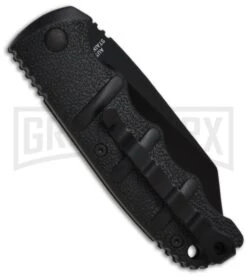 Boker Kalashnikov Black Automatic Knife - Wharncliffe Black Plain -Knives Shop boker kalashnikov 01kals74f back large