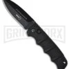 Boker Kalashnikov Black Automatic Knife - D2 Dagger Black Plain -Knives Shop boker kalashnikov 01kals75 black large