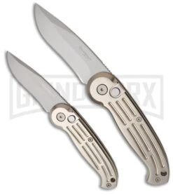 Boker Magnum Black Automatic Knife - Tanto Black Serr 7 Boker Magnum Black Automatic Knife - Tanto Black Serr -Knives Shop boker magnum 01bo007 comparison large